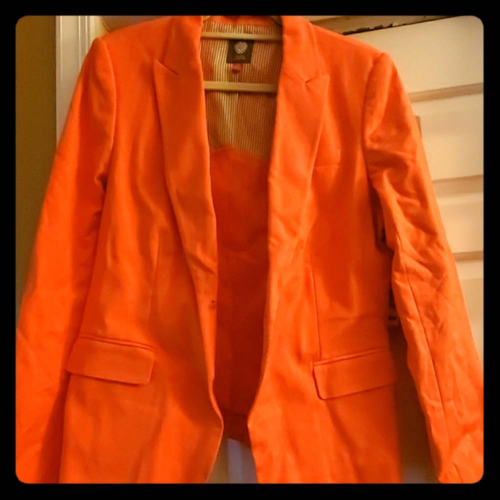 Vince Camuto orange blazer